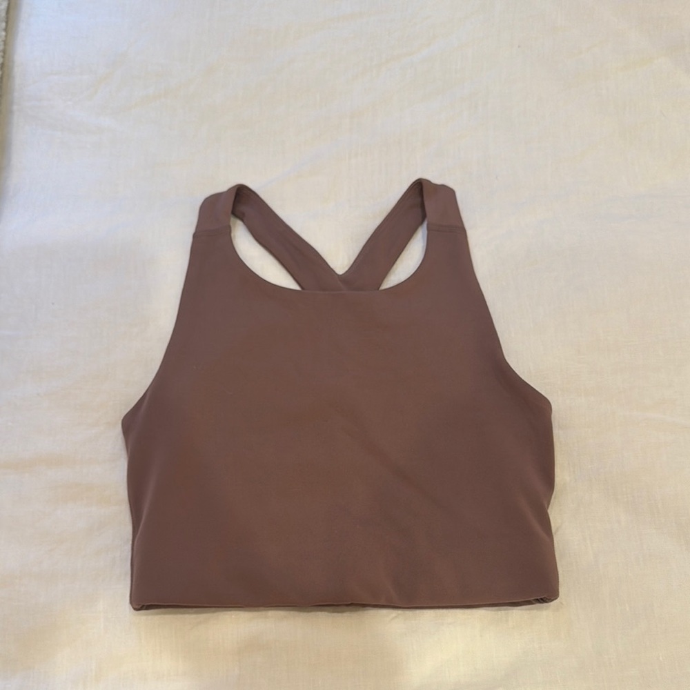 Girlfriend Collective Brown/Taupe Sports Bra